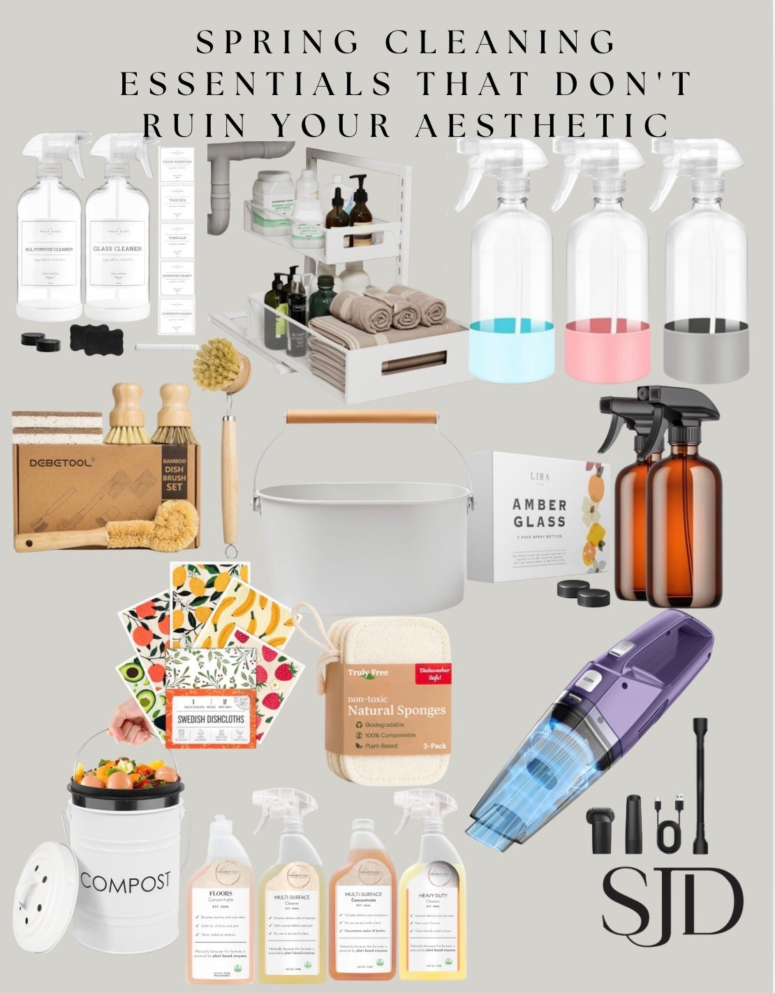 Spring cleaning - but make it aesthetic! 
You don’t need to hide everything under the sink…just swap to pieces that actually look good on your counters. This is exactly how we keep homes feeling clean and elevated. Save this for your spring cleaning reset! #springcleaning #homeorganization #naturalhome

#LTKSeasonal #LTKmomlife #LTKHome