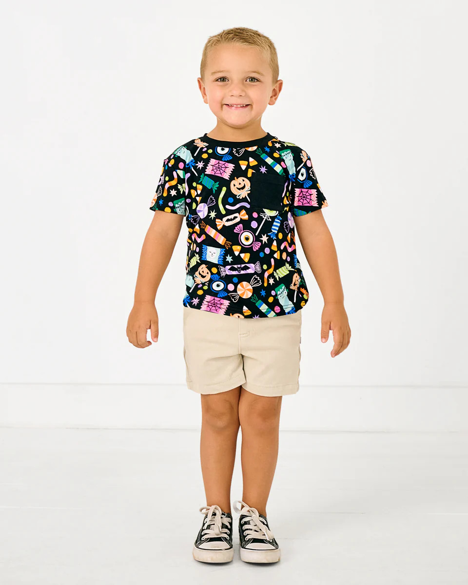Halloween Haul Relaxed Pocket Tee | Little Sleepies