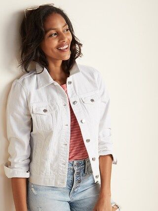 White Jean Jacket for Women | Old Navy (US)