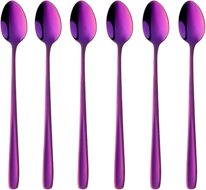 Buyer Star Long Handle Iced Tea Spoons Set of 6, 8 inch 18/10 Coffee Spoon Sets for Mixing, Cockt... | Amazon (US)