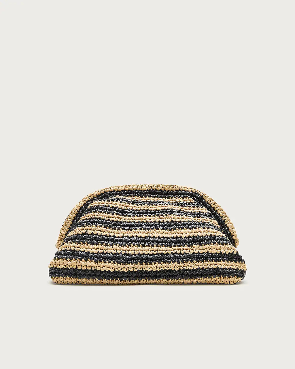 Portofino handknotted clutch in stripe | J. Crew US