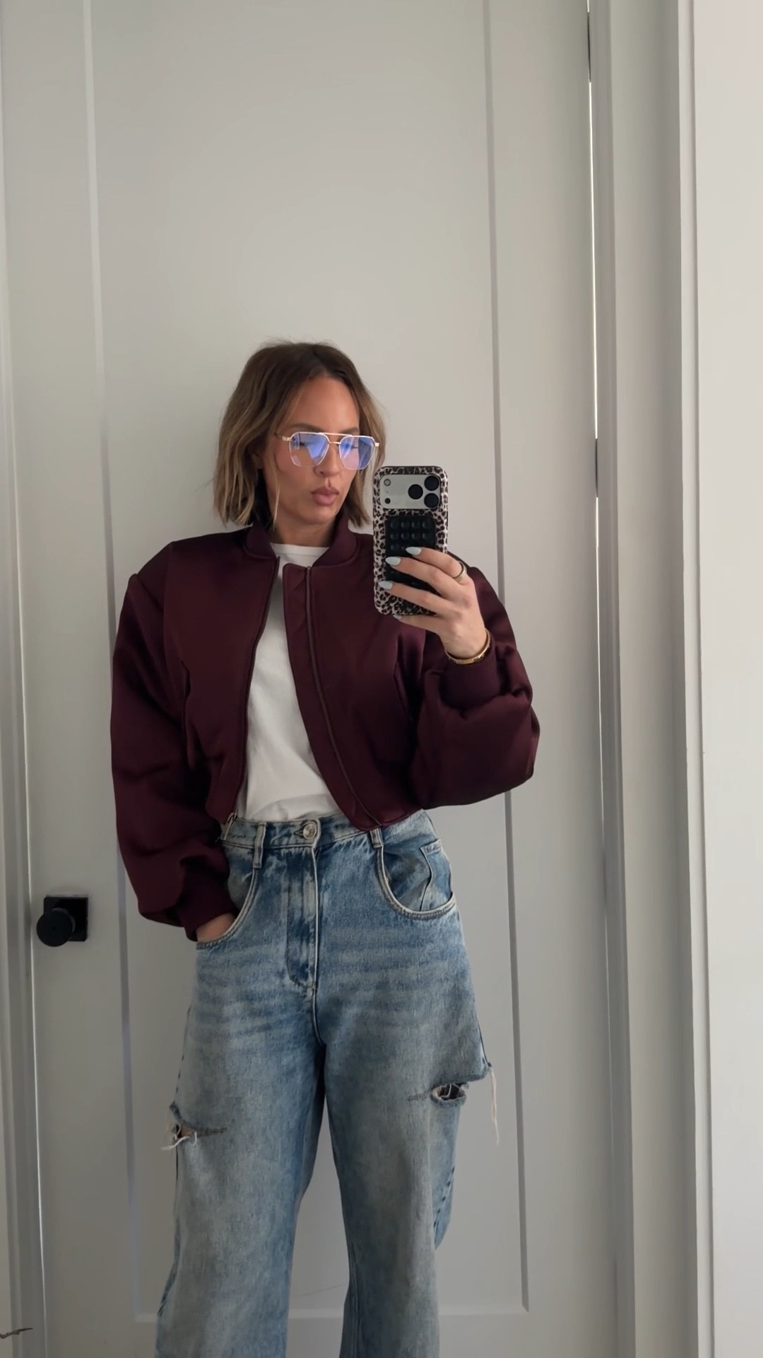 OK, saggy boobs or not, I love this jacket 😅 

#LTKdayinmylife #LTKootd #LTKmomlife