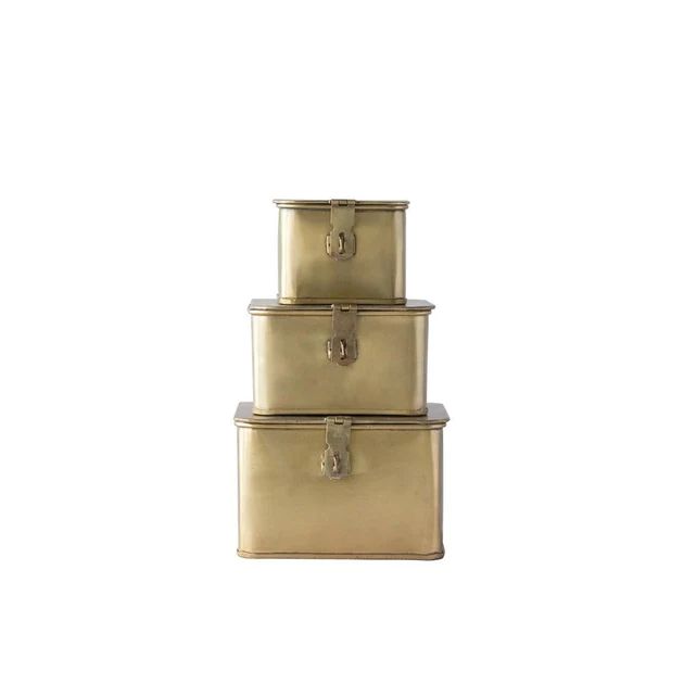 Brass Box Set of 3 | Nigh Road