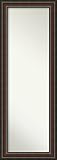 Amanti Art Full Length Mirror | Cyprus Walnut Mirror Full Length | Solid Wood Full Body Mirror | On  | Amazon (US)