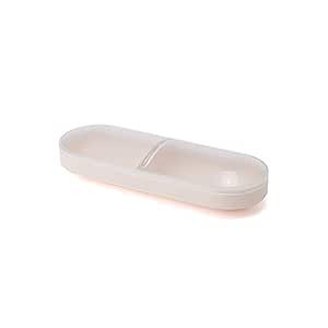 Swab Box,2 Grid Makeup Travel Cotton Storage Organizer Case Travel Cotton for Make Up Pads, Cosme... | Amazon (US)