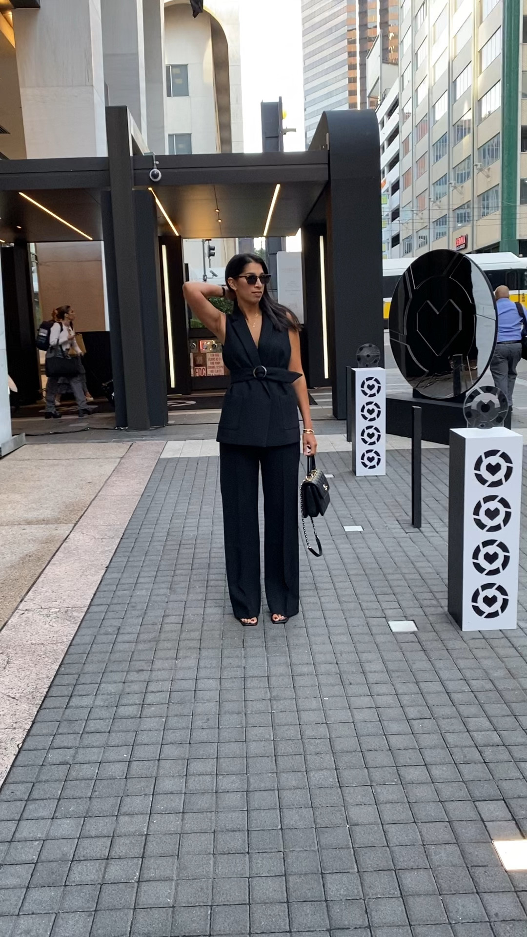 The best trousers!!! Run small - I size up to a 6. 
Vest - TTS, I’m in a 2 and belt is detachable so could wear open as well  

#LTKSeasonal #LTKstyletip #LTKCon