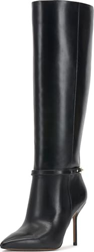 Vince Camuto Women's Mirtha Ankle Link Knee High Boot, Black, 6 | Amazon (US)