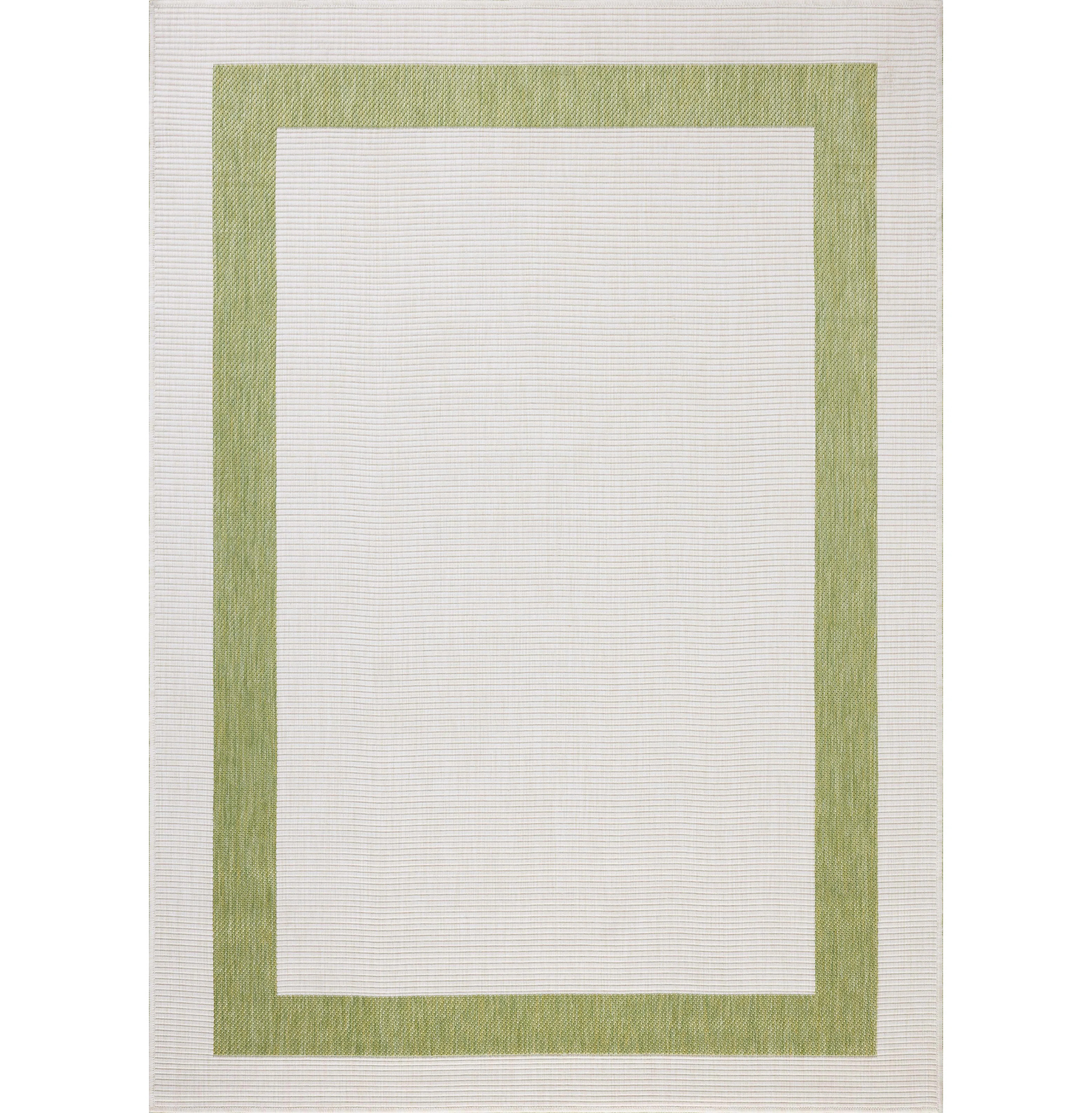Loloi Easton Green / Ivory Indoor / Outdoor Area Rug | Wayfair North America