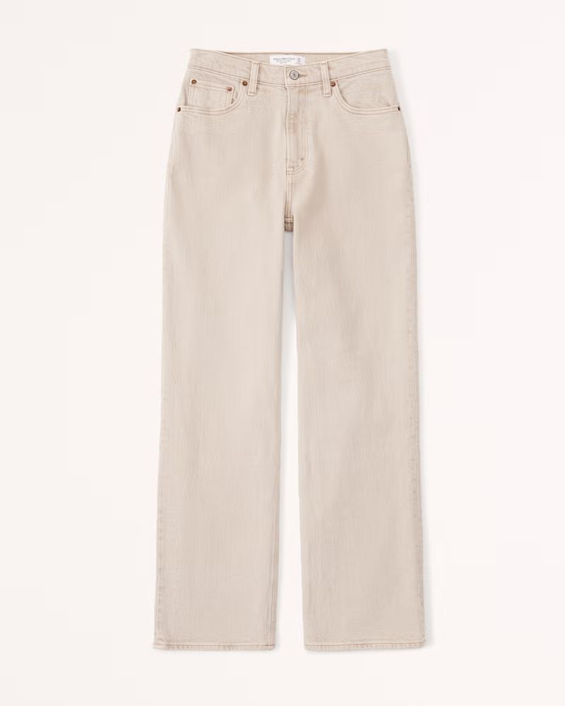 Women's Curve Love High Rise 90s Relaxed Jean | Women's Bottoms | Abercrombie.com | Abercrombie & Fitch (US)