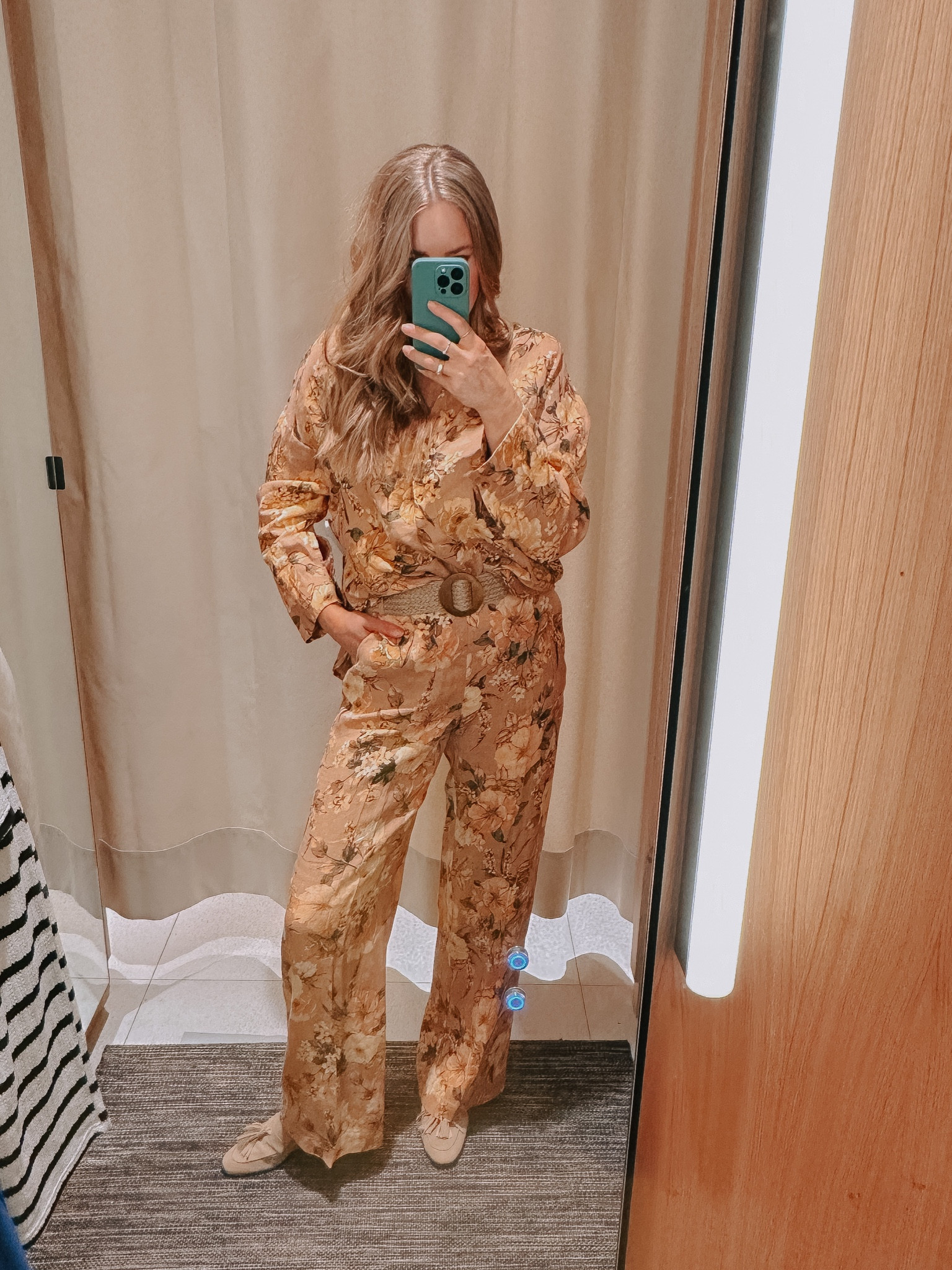 Mango 70s floral inspired coord set blouse and wide leg trousers 

#LTKSeasonal #LTKeurope #LTKunder100