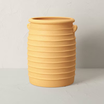 Indoor/Outdoor Earthenware Ribbed Planter Terracotta - Opalhouse™ designed with Jungalow™ | Target