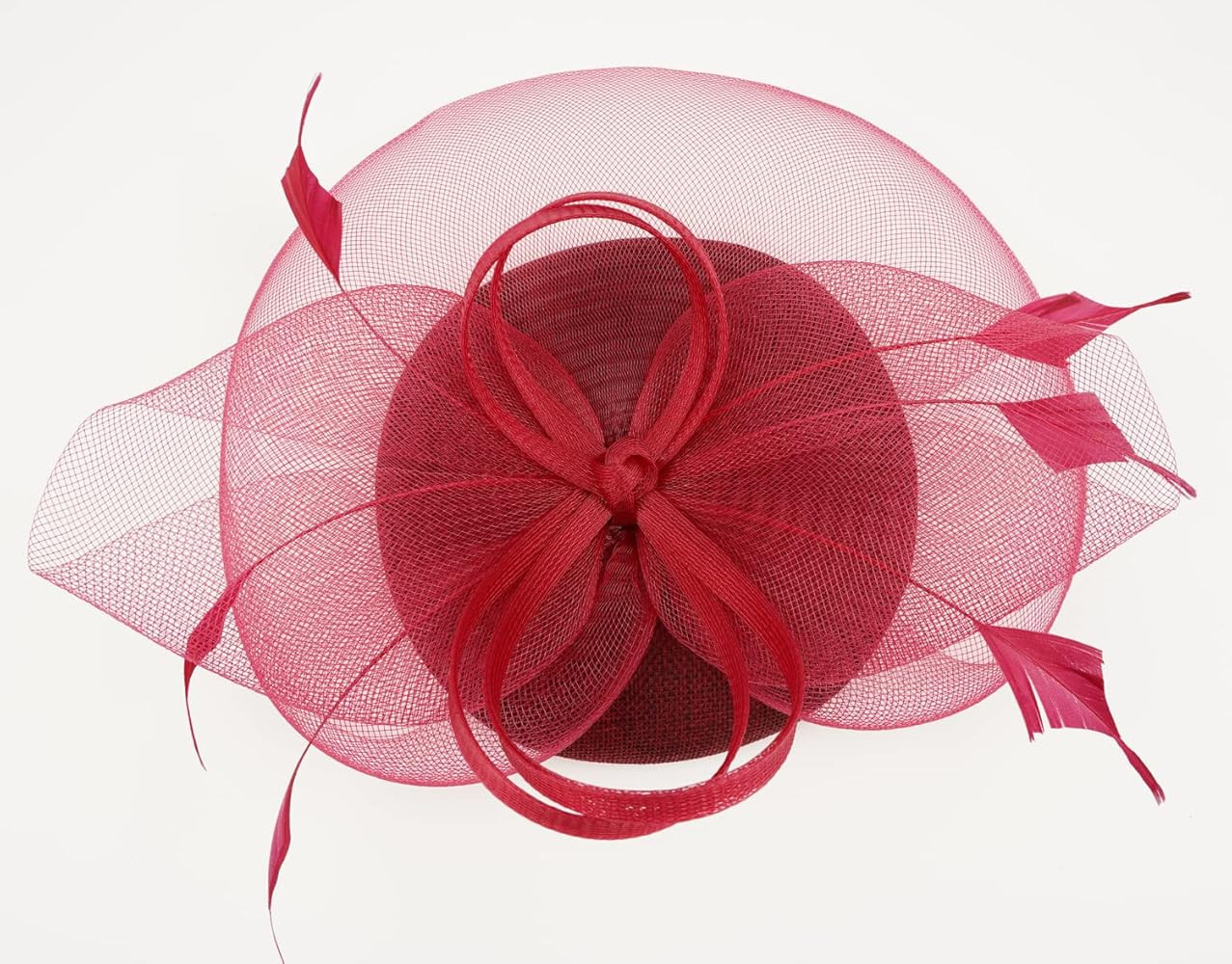 Cizoe Women's Kentucky Derby Fascinators Tea Party Hat Mesh Floral Feather Hair Clip Fascinator Head | Amazon (US)