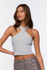 Sweater-Knit Halter Crop Top | Forever 21 (US)