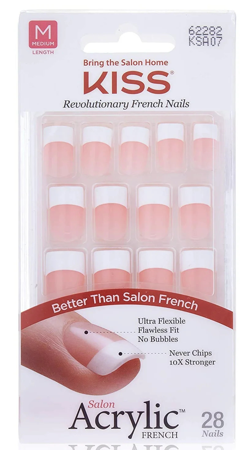 KISS Salon Acrylic Natural Nails KSA07 | Walmart (US)