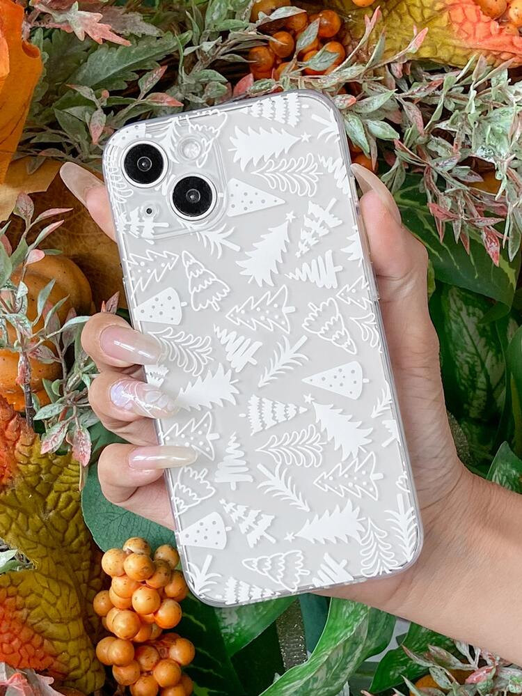 Christmas Tree Pattern Phone Case | SHEIN