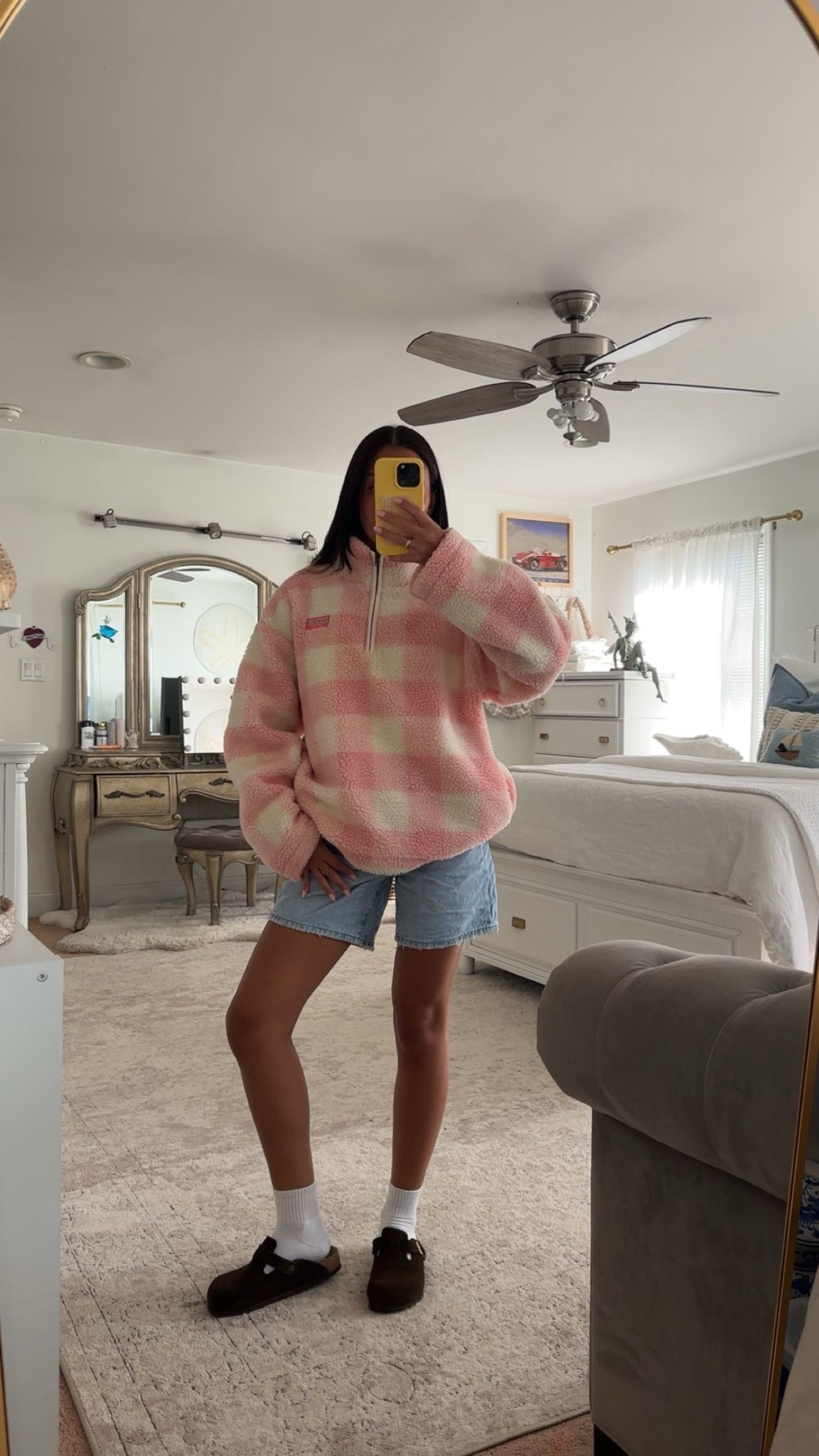 The fleece is dairy boy it releases tomorrow!! i got a size L/XL