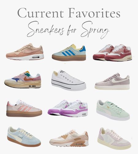 Sharing my favorite sneaker options for spring.  So many fun, fresh  color combinations! 

#LTKstyletip #LTKshoecrush #LTKover40