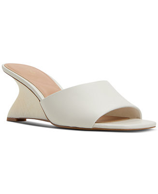 Women's Fiala Square-Toe Sculpted Wedge Sandals | Macy's