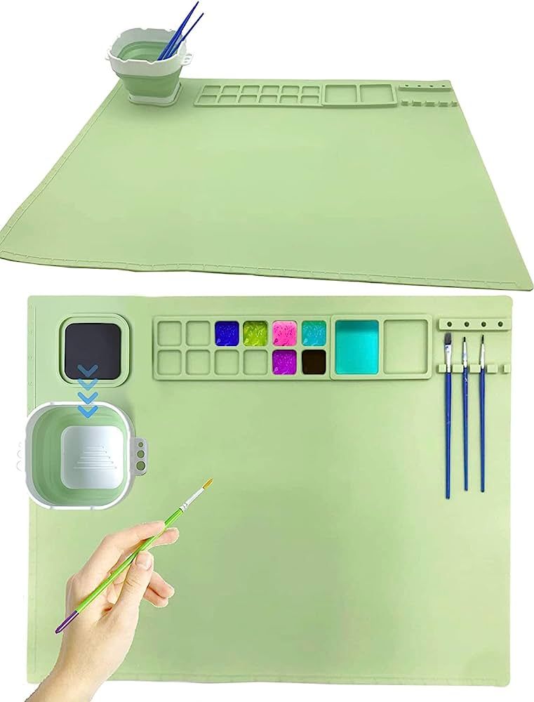 CATECASE Silicone Painting Mat,Silicone Craft Mat,Thick Silicone Mat for Crafts, Creator Painting... | Amazon (CA)