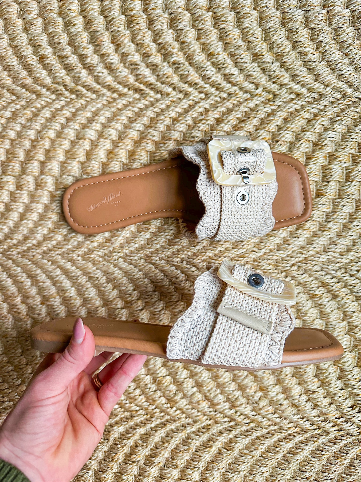 SUCH cute Target sandals with scalloped details. Go down 1/2 a size. 

#LTKSpringSale #LTKshoecrush #LTKfindsunder50