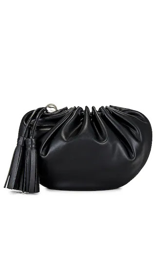 Vegan Fava Clutch in Black | Revolve Clothing (Global)