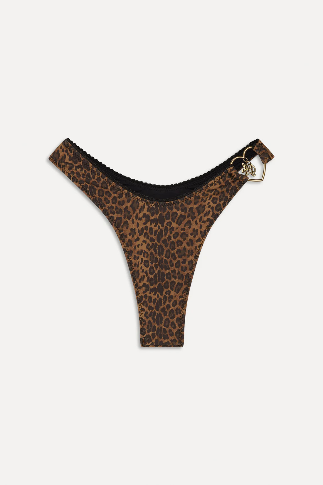 x BELLA HADID Full Moon Bikini Bottom - Lucky Leopard | Frankies Bikinis