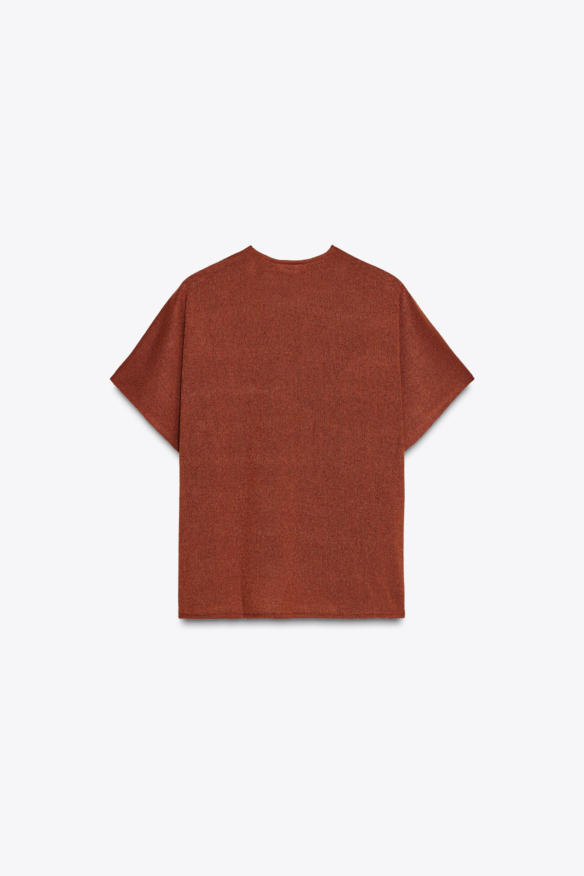 RUSTIC LAYERED T-SHIRT | Zara UK