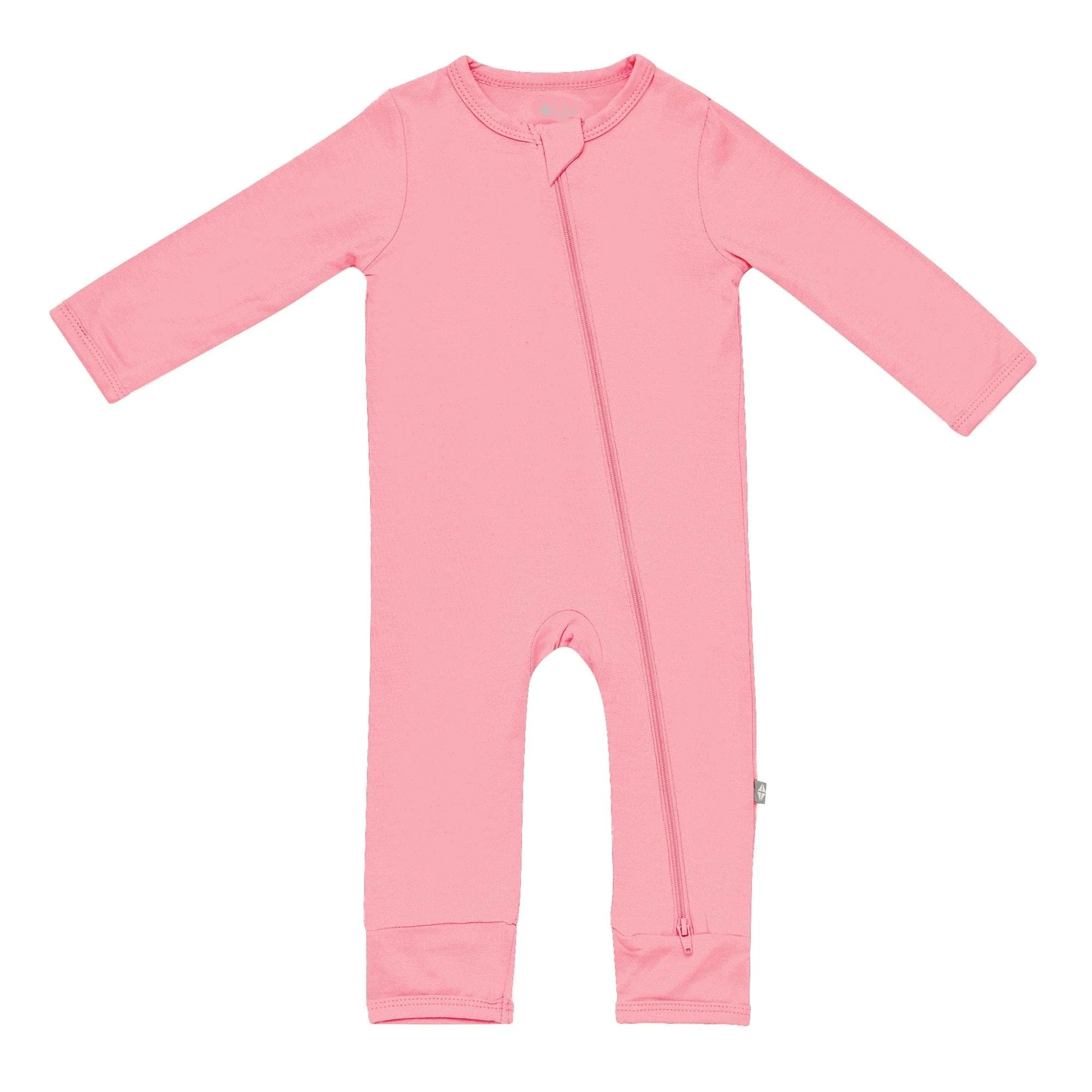 Zippered Romper in Rose | Kyte BABY