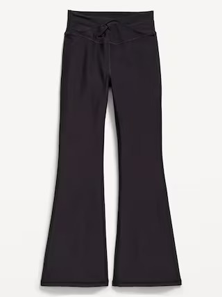 High-Waisted PowerSoft Twist-Front Flare Leggings for Girls | Old Navy (US)