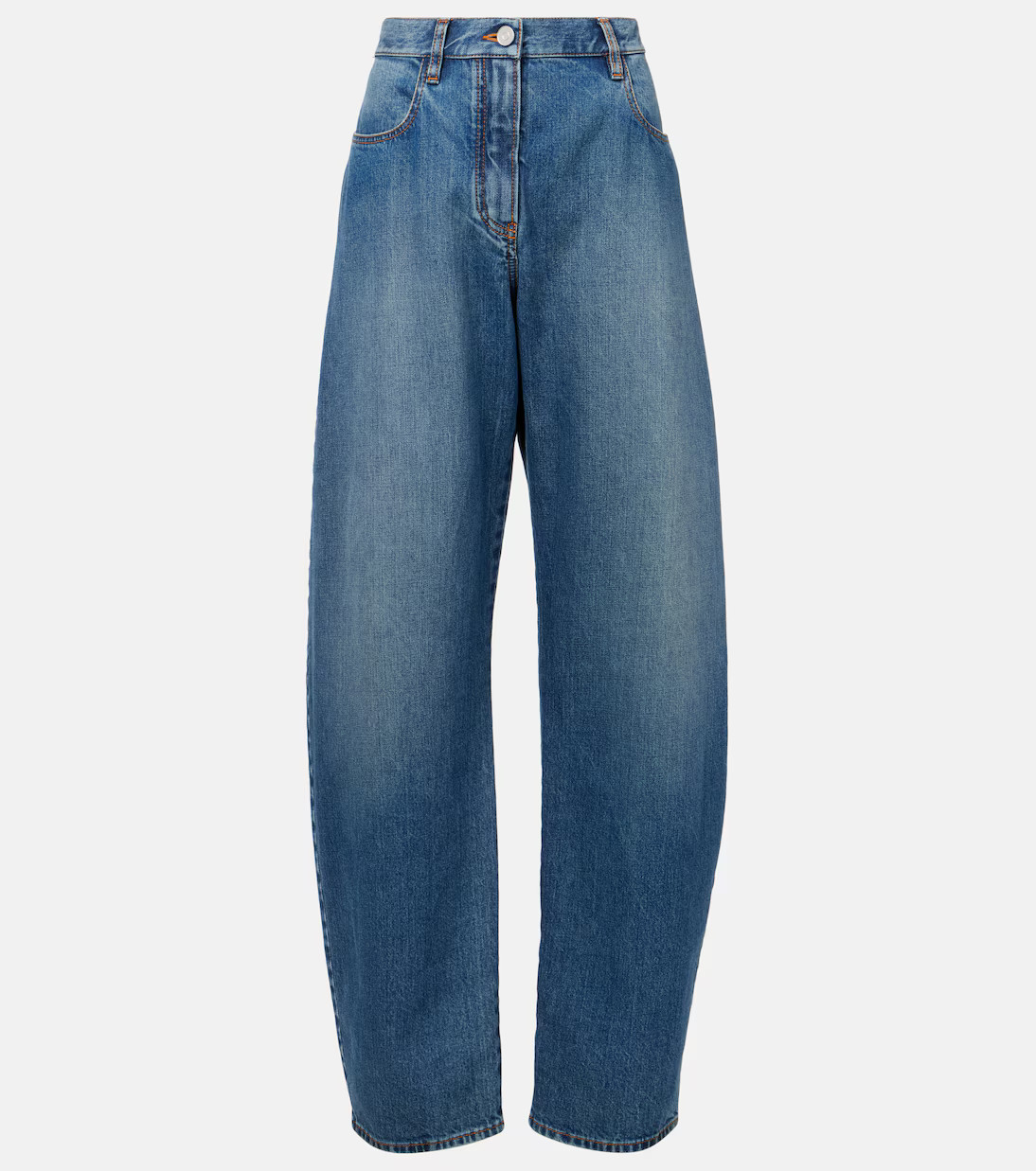 High-rise barrel-leg jeans | Mytheresa (US/CA)