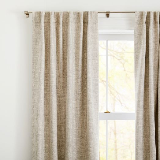 Crossweave Curtain | West Elm (US)