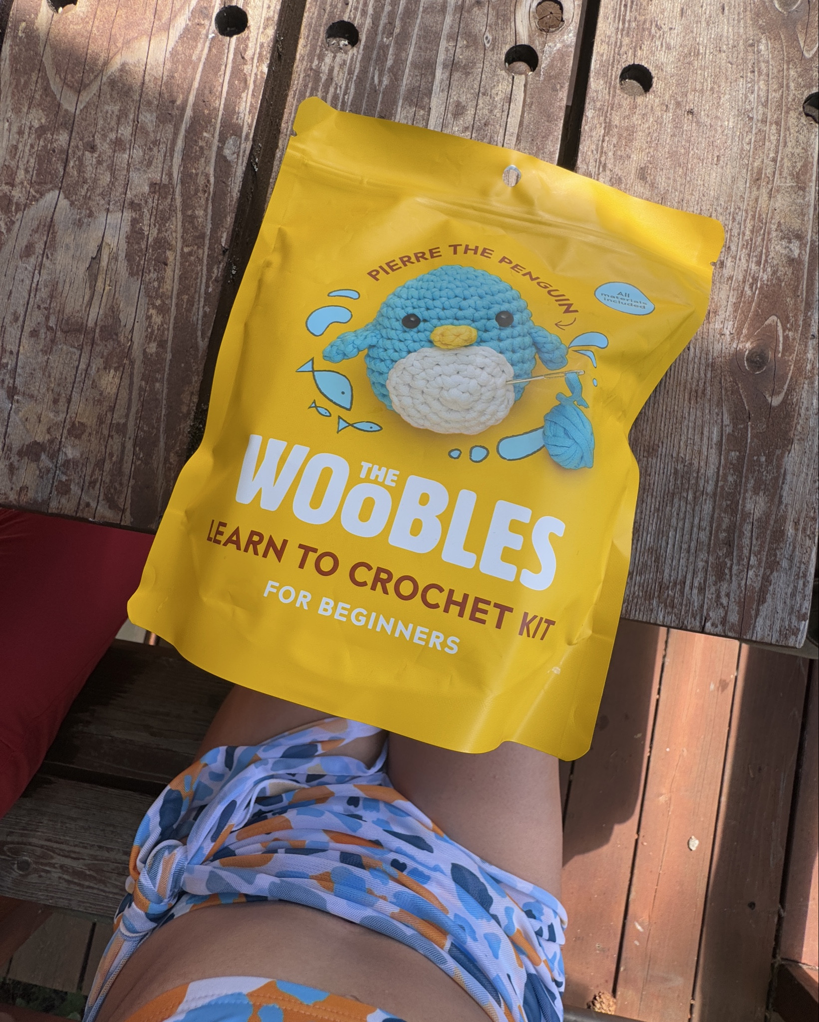 The Woobles Crochet Kit for Beginners - It says it takes 3-8 hours to complete, but I’m guessing 24 for me 🤭🪡🧶 

Cool girl hobby | Cozy Cottagecore | Summer Hobby 