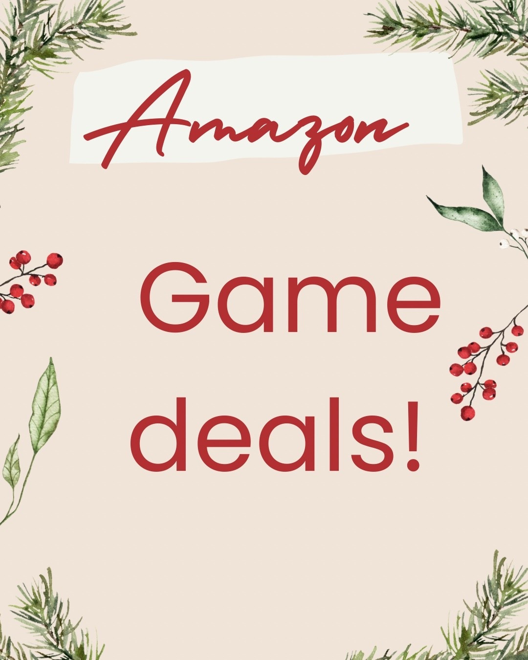 So many games on sale on Amazon! Check them out here! #amazon #amazonsales #deals #games 

#LTKCyberWeek #LTKHoliday #LTKSaleAlert