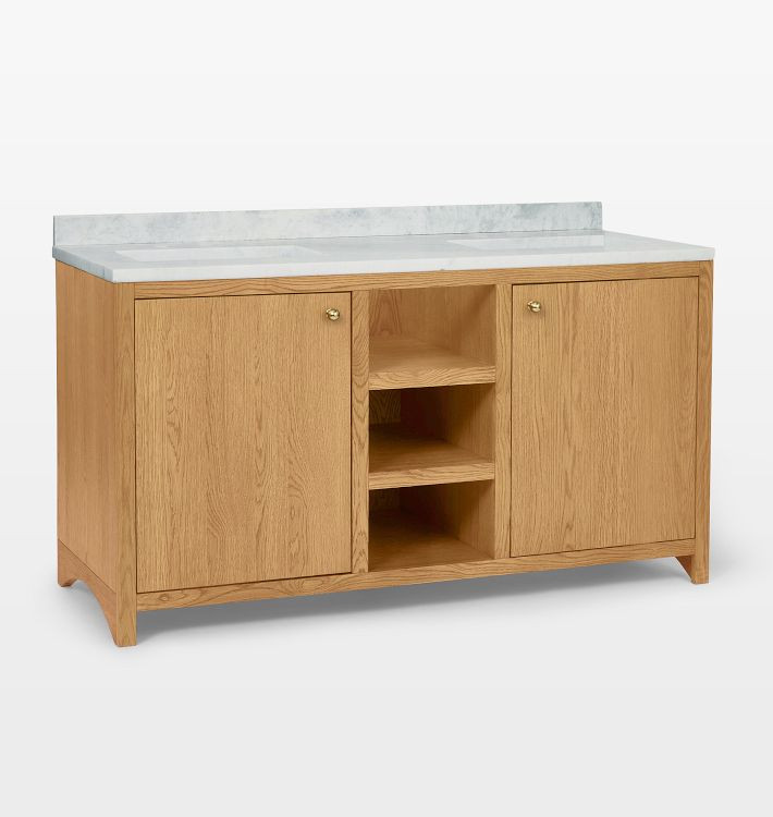 Fallon 60" Double Vanity | Rejuvenation