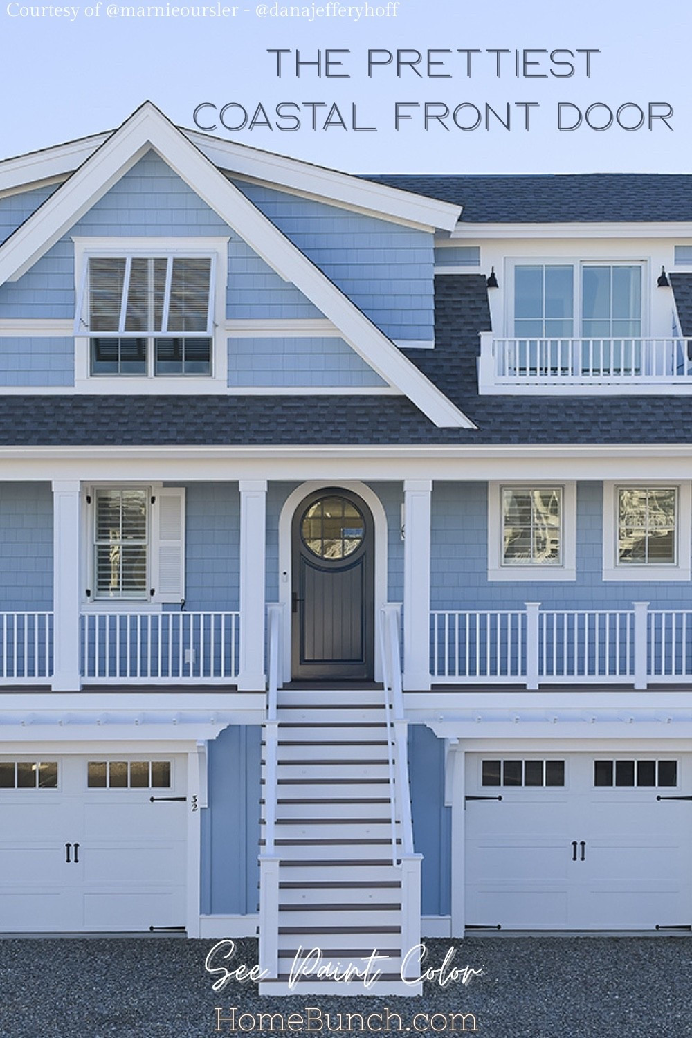 This coastal entryway proves how much warmth and personality a beautiful runner can add to a space ✨ Paired with a navy blue front door, crisp white shiplap walls, and warm wood flooring, the layered blue tones instantly create such a timeless and welcoming coastal feel.

The striped runner softens the space beautifully while reinforcing the relaxed beach house palette throughout the home 🌊

Build + Design: @marnieoursler
📷: @danajefferyhoff⁠

See the full beach house tour on HomeBunch.com

#coastalentryway #entrywaydecor #beachhouse #coastalhome

#LTKhome #LTKsale #LTKsummer