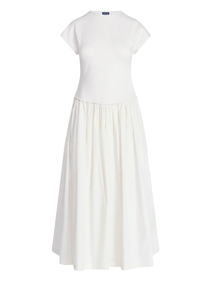 Scoop Women’s Maxi Dress with Short Dolman Sleeves, Sizes XS-4X | Walmart (US)