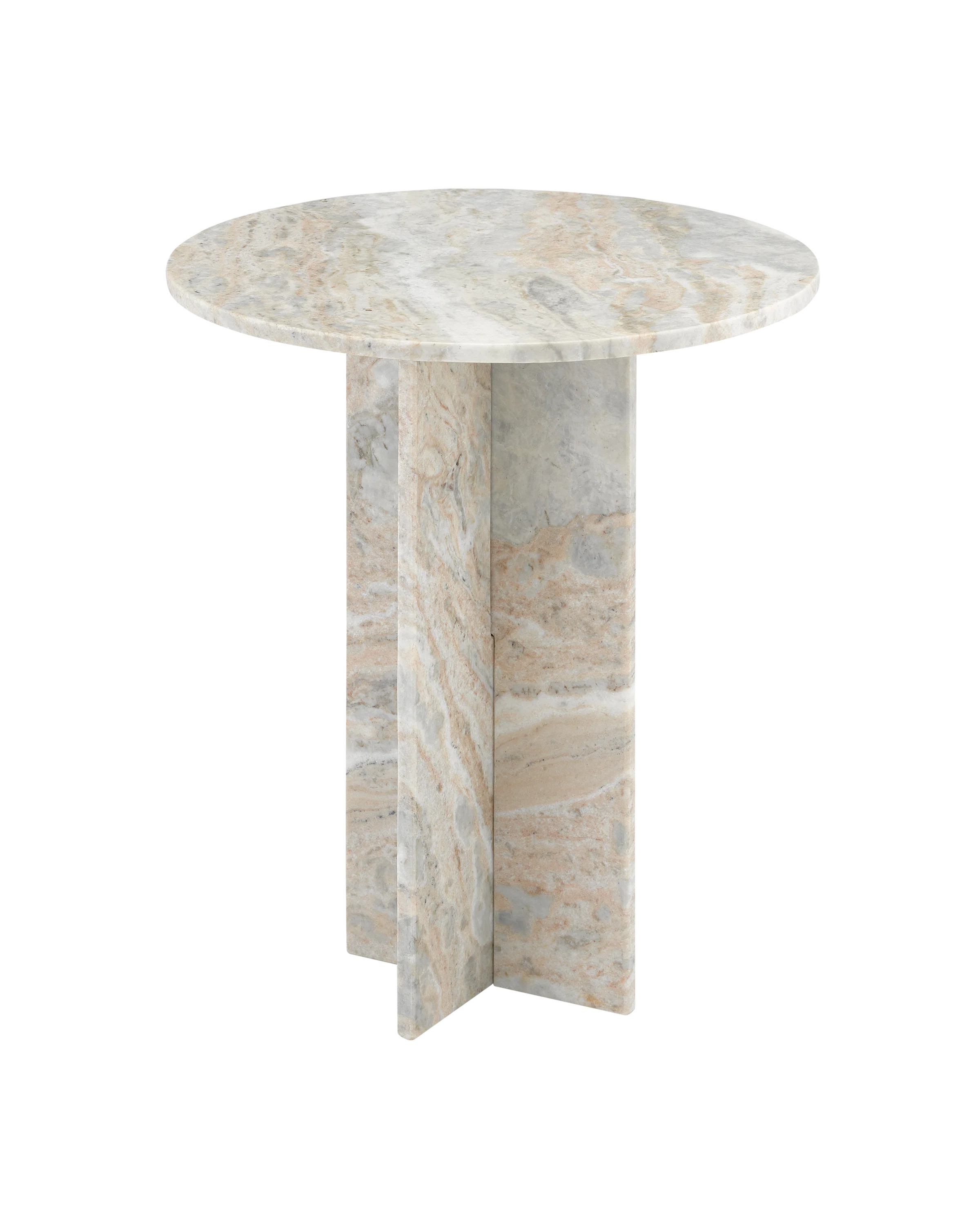 Harmon Marble End Table | Perigold