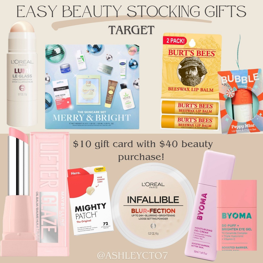 Easy beauty stocking stuffers at target and earn a gift card! 

#LTKHoliday #LTKGiftGuide #LTKSaleAlert