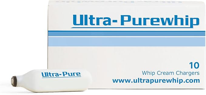 CreamRight Ultra-Purewhip Whipped Cream Charger | 8g Chef-Approved Durable Stainless Whip Cream C... | Amazon (US)