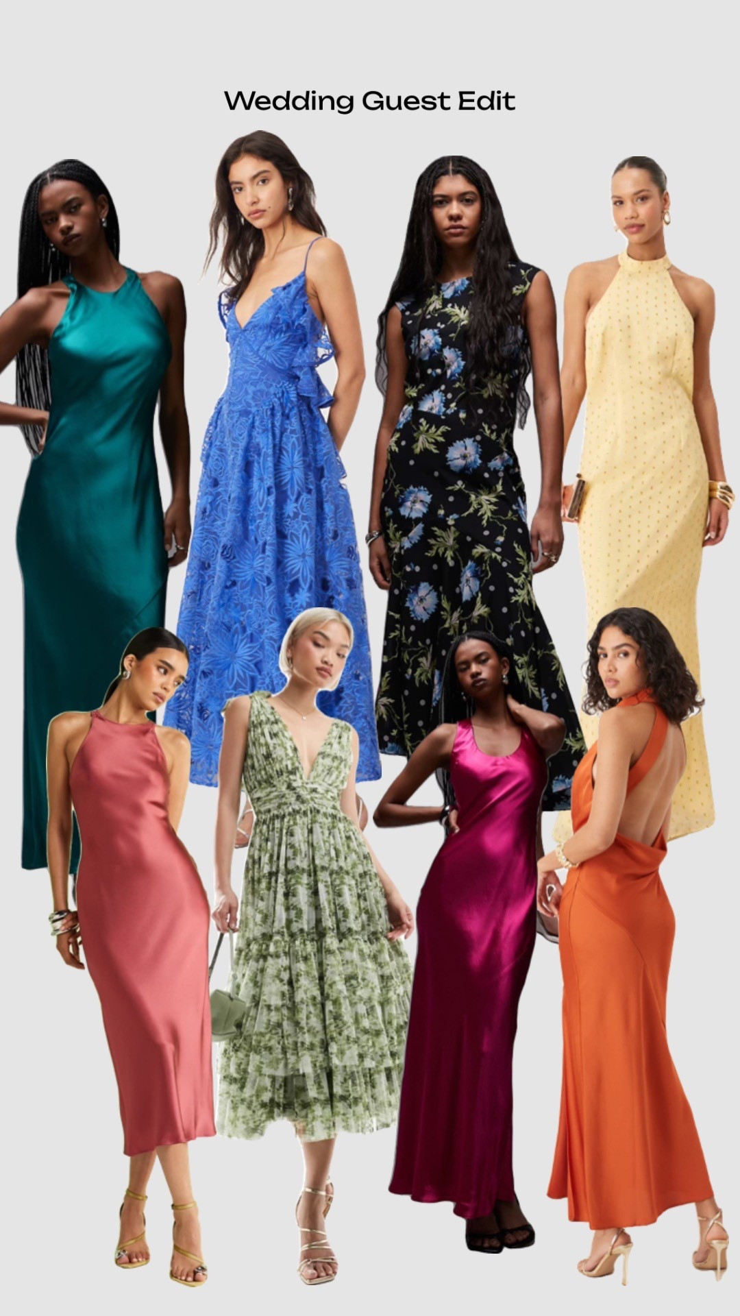 Wedding Guest Dress Edit 💒

• teal green satin midi dress black floral blue frill Midaxi dress orange open back maxi dress pink coral satin scoop neck dress tiered sage green v neck dress butter yellow halterneck dress occasion outfit wedding guest outfits black tie summer • 

 #LTKwedding #LTKsummer #LTKpartywear