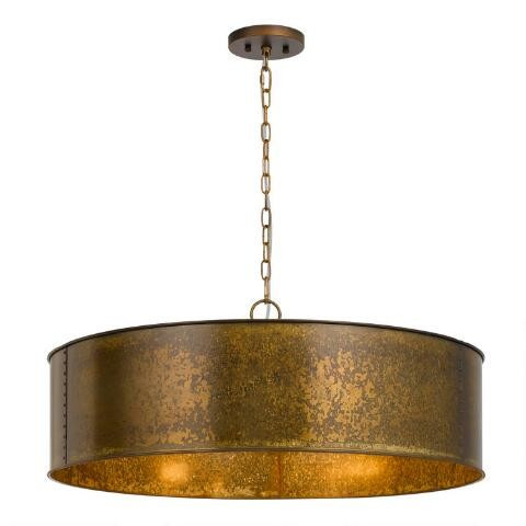 Distressed Bronze Patina 5 Light Winta Pendant Lamp | World Market