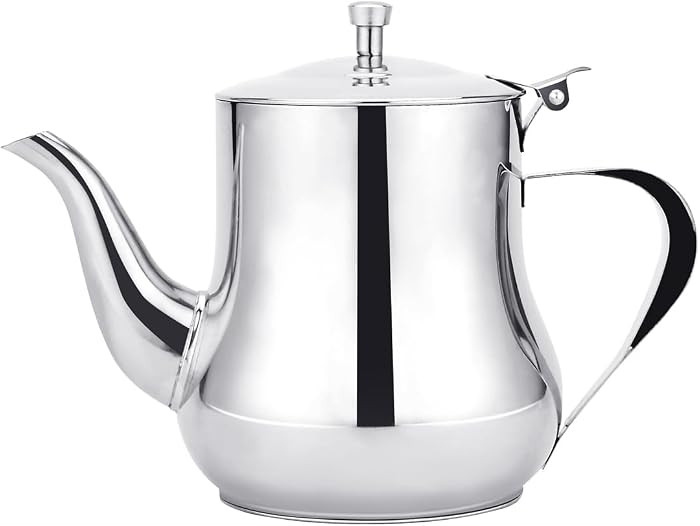 SANQIAHOME 570ml(20Oz) stainless steel small teapot | Amazon (US)