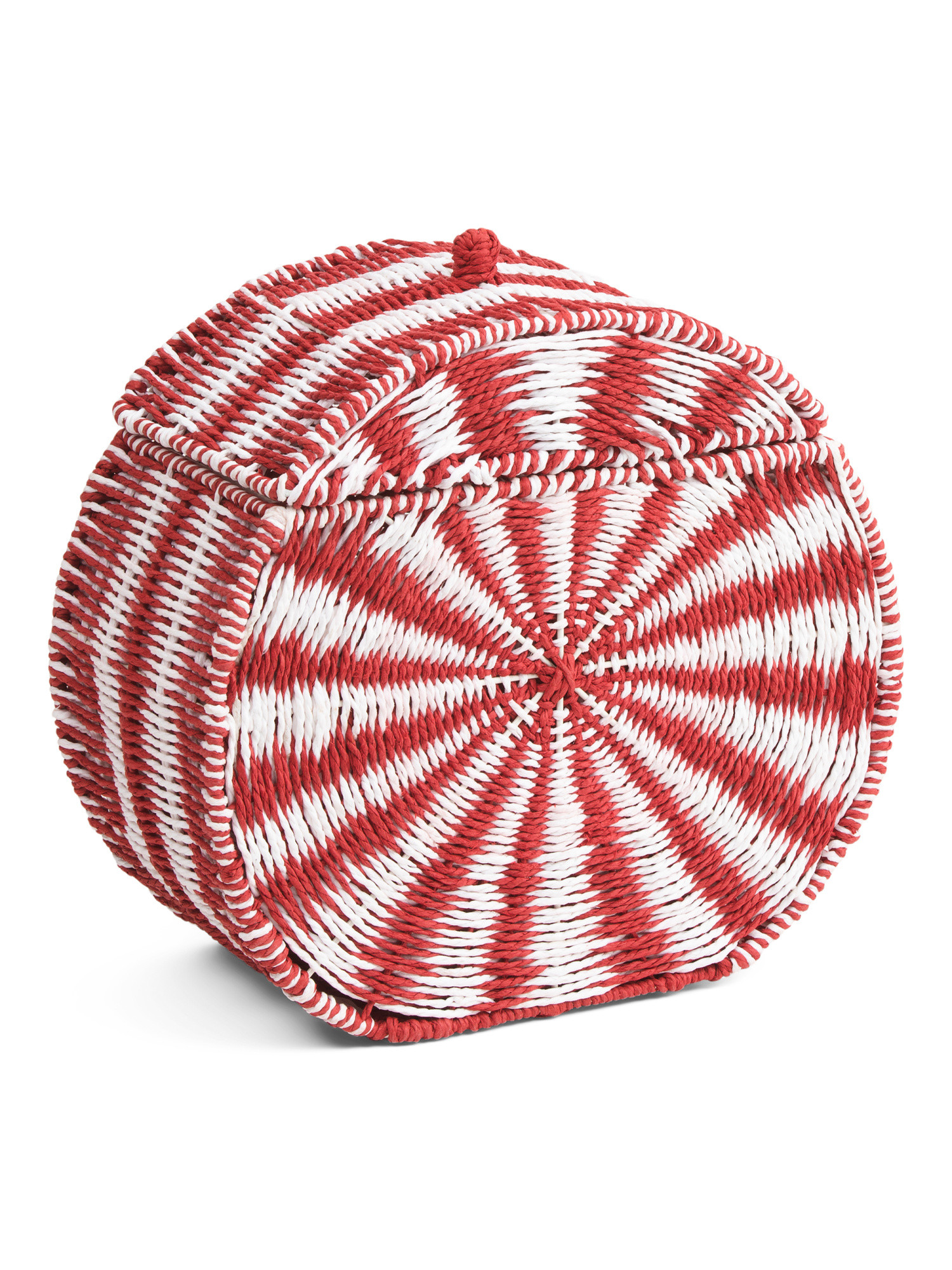Two Tone Candy Cane Figural Storage | TJ Maxx