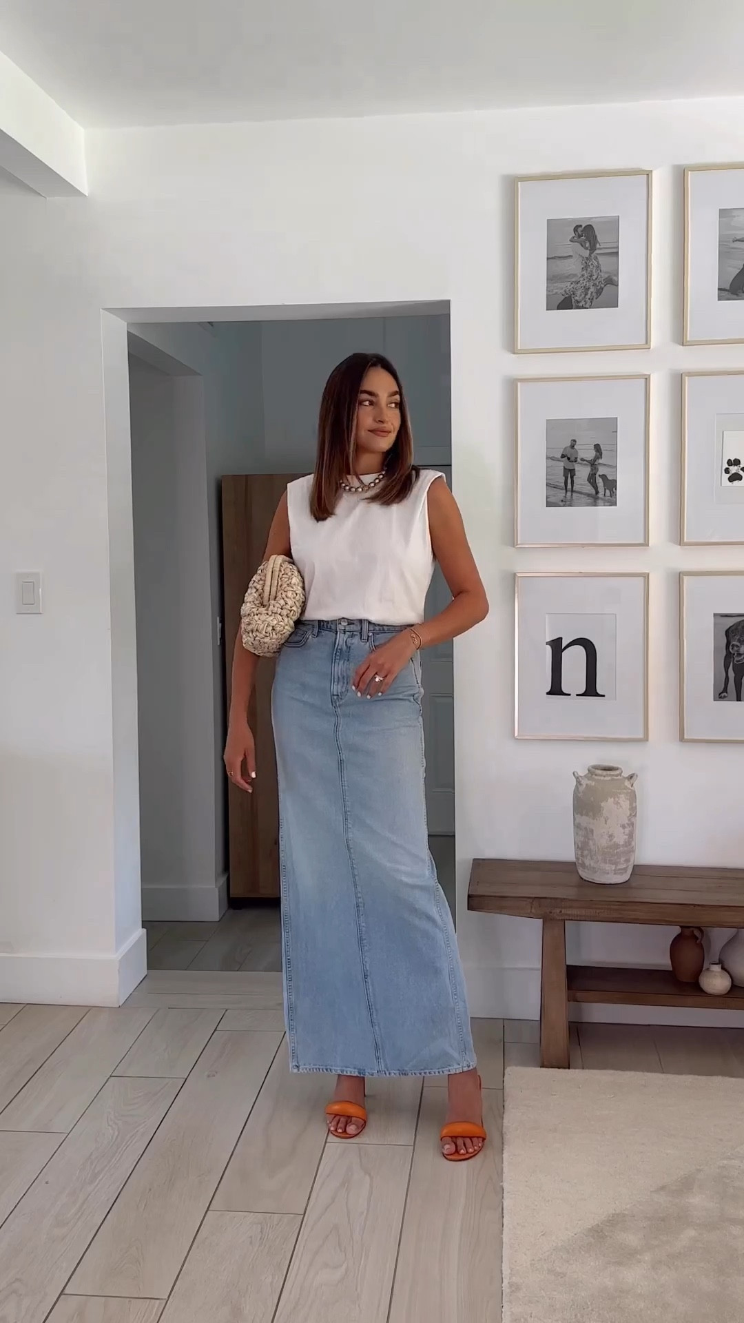 Amara Pencil Skirt With Back Slit curated on LTK