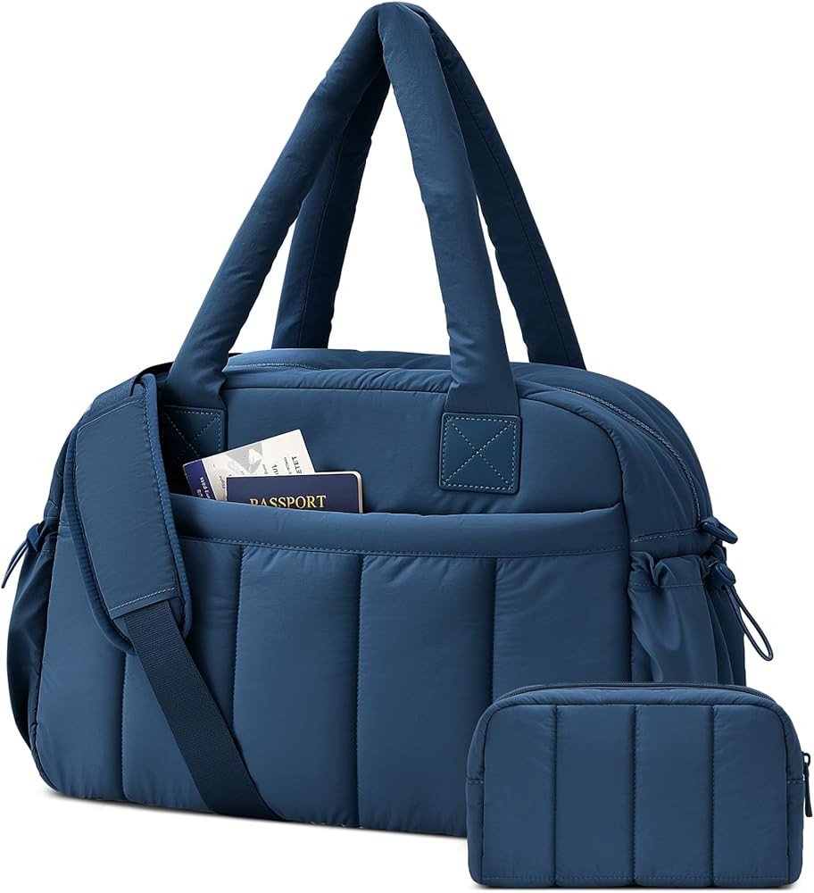 oscaurt Gym Bag for Women Lightweight Duffle Bag for Travel with Toiletry Pouch Water Resistant C... | Amazon (US)