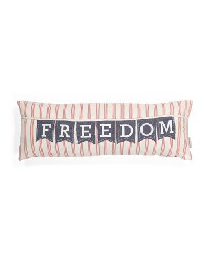 10x28 Freedom Banner Pillow | TJ Maxx