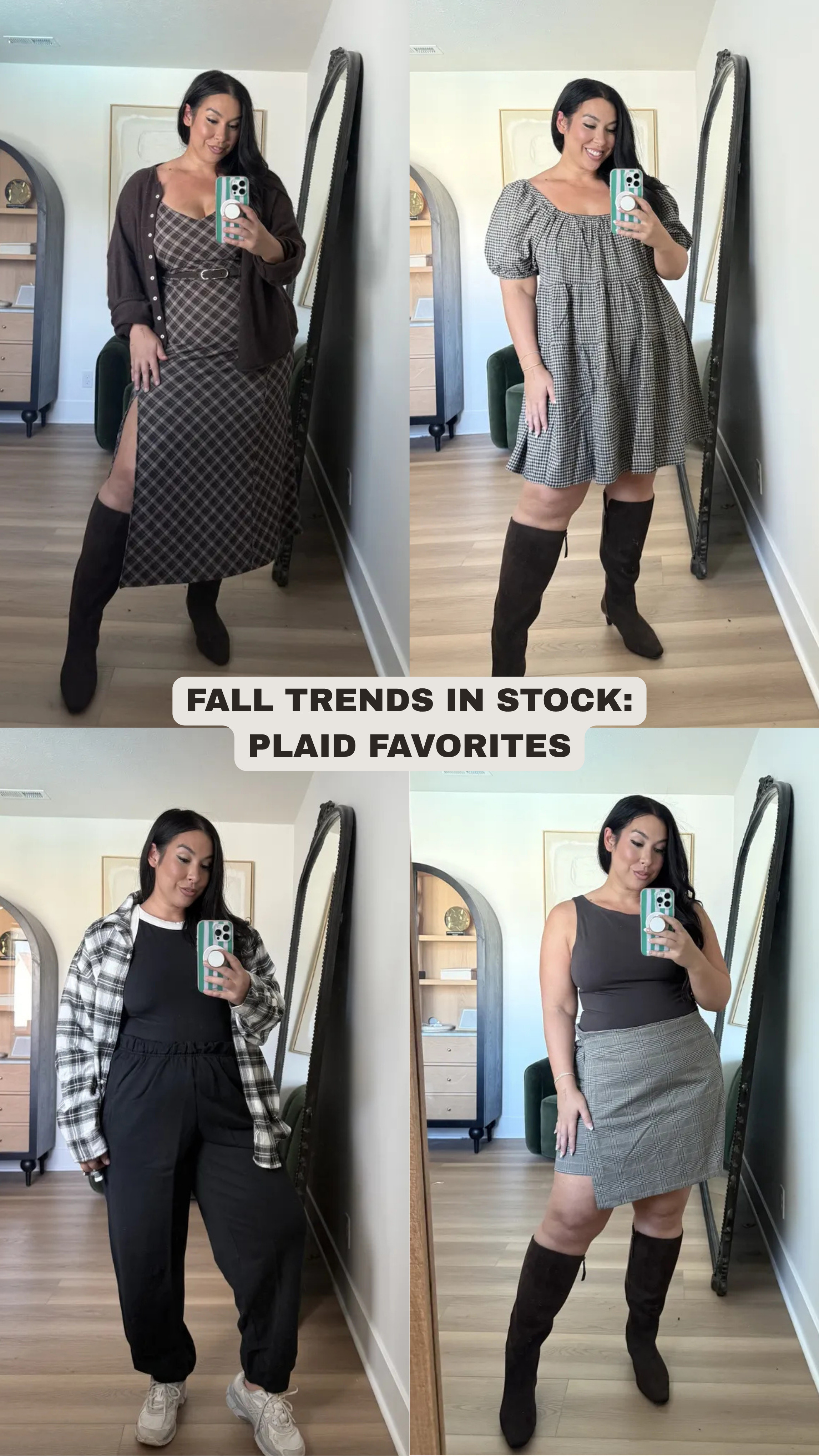 Some of our current plaid favorites for fall! Linking up more to this post!

Fall trends, fall outfits, plaid outfits for fall, how to style plaid, mid size ootd

#LTKootd #LTKMidsize