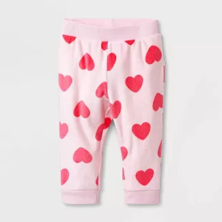 Baby Girls' Heart Cozy Pullover - Cat & Jack™ Pink | Target
