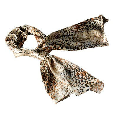 Slickblue Gold Leopard Design Silk Scarf – Soft & Lightweight Shawl for Women, Elegant Fashion Accessory, Large | Target