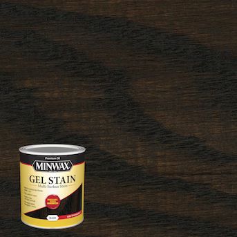 Minwax Gel Stain Oil-Based Black Semi-Transparent Interior Stain (1-Quart) | Lowe's